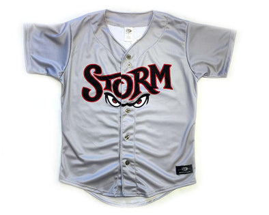 Lake Elsinore Storm New Replica Alt Youth Jersey - Grey