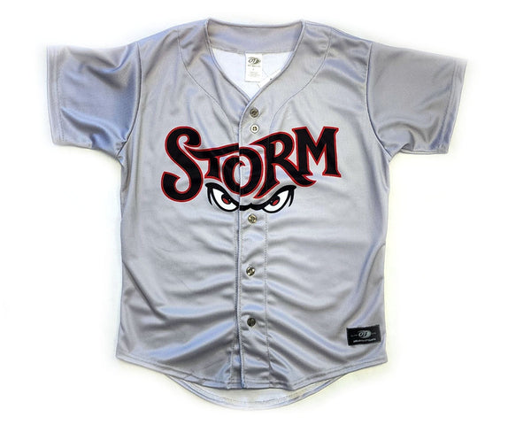 Lake Elsinore Storm New Replica Alt Youth Jersey - Grey – Lake