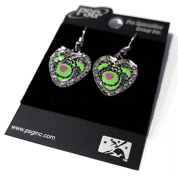 Lake Elsinore Storm Thunder Heart Earrings